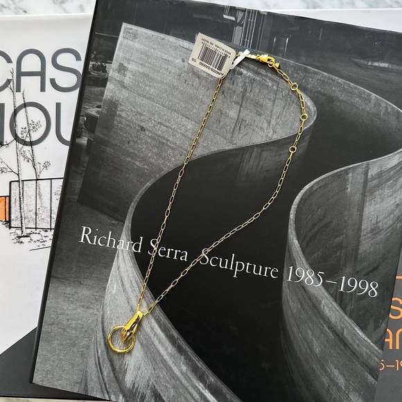 Alexis Bittar Hand charm holder chain necklace NWT - Picture 3 of 5